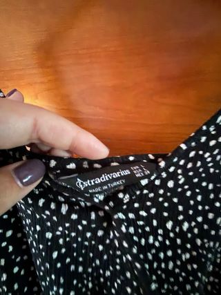 Mono largo lunares Stradivarius