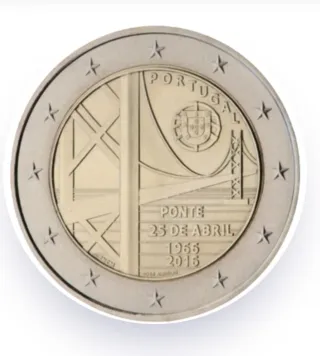 MONETA COMMEMORATIVE PORTOGHESE DA 2€ 2016 FDC