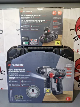 Parkside Performance 12V Martillo Perforador Nuevo