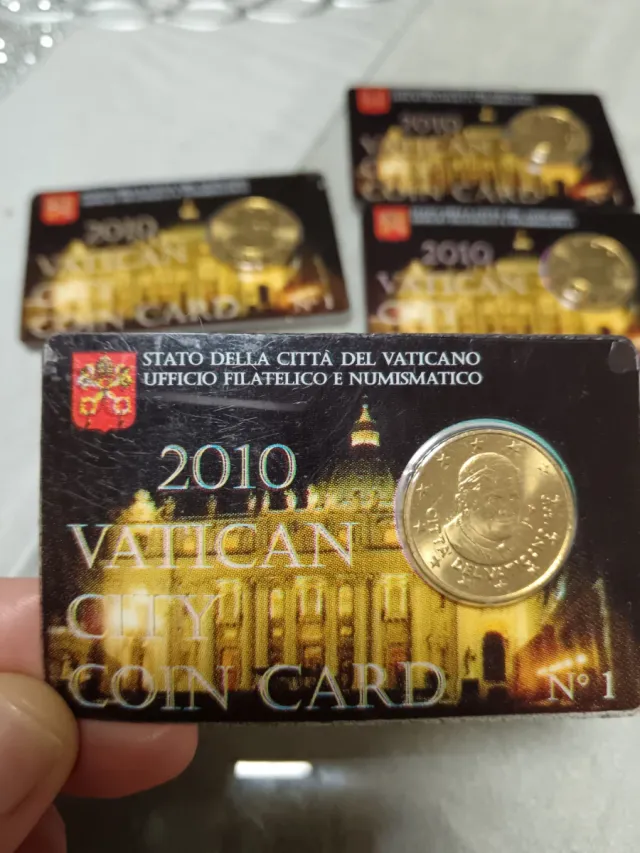 Vaticano 2010 Coincard 50 céntimos