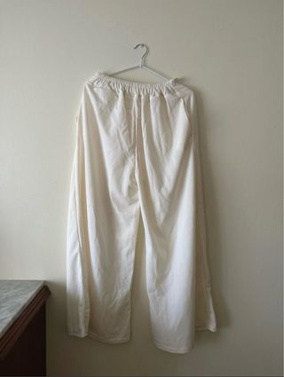 Pantalón ancho blanco