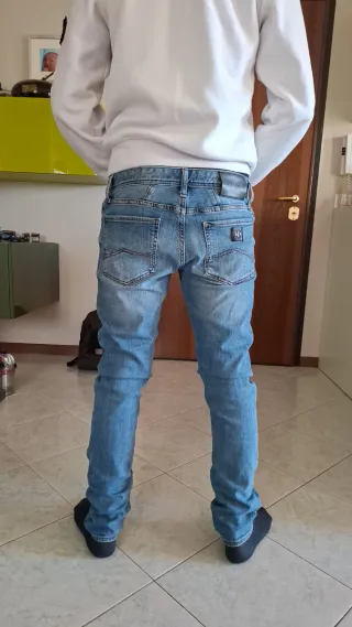 Armani Exchange Jeans Uomo Blu(misure in foto)