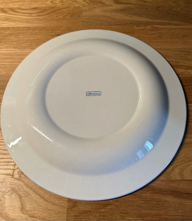 Piatto portata decorato rosa