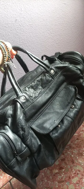 Bolsa de cuero grande