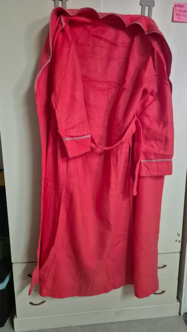 Vestaglia rosa/rossa taglia unica