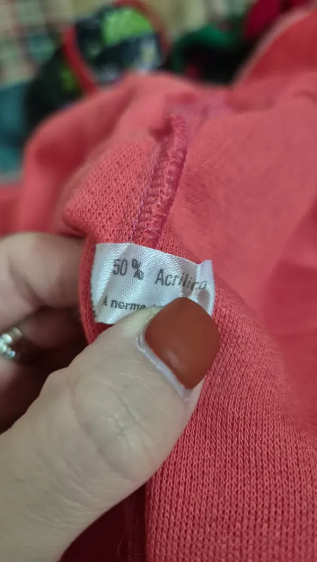 Vestaglia rosa/rossa taglia unica