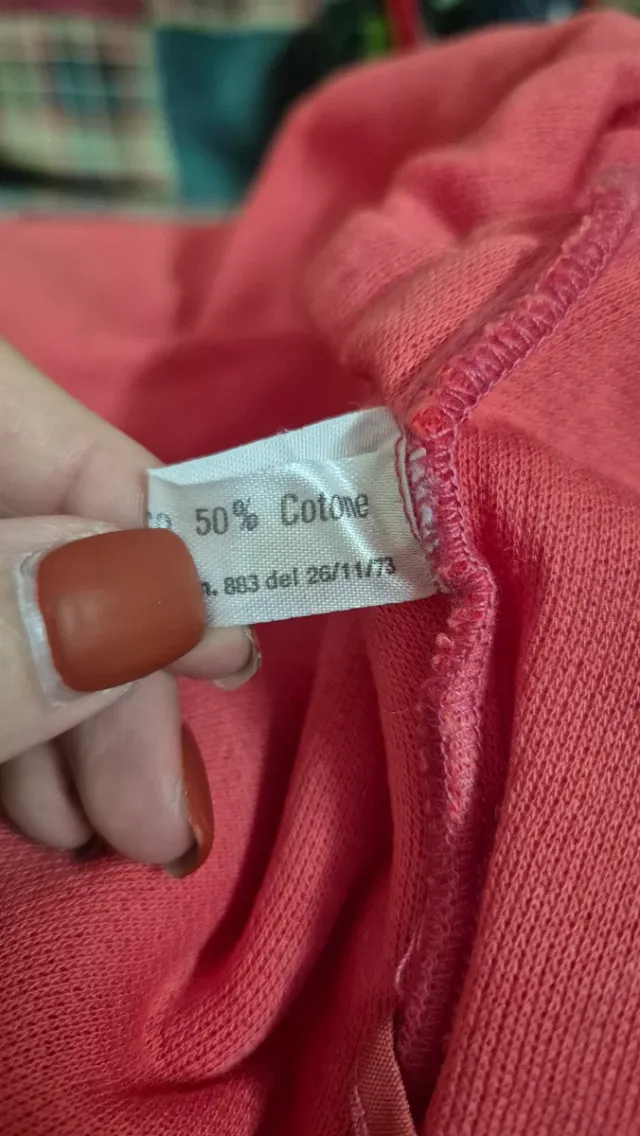 Vestaglia rosa/rossa taglia unica