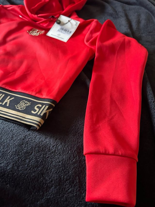 Sudadera SIKSILK Roja Mujer