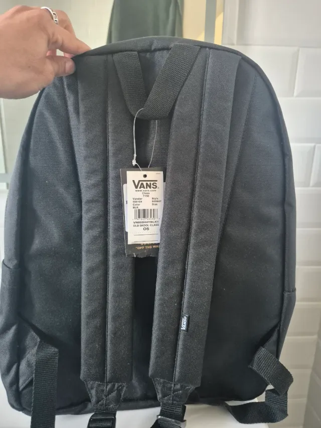 Zaino Vans Nero Nuovo con Etichetta