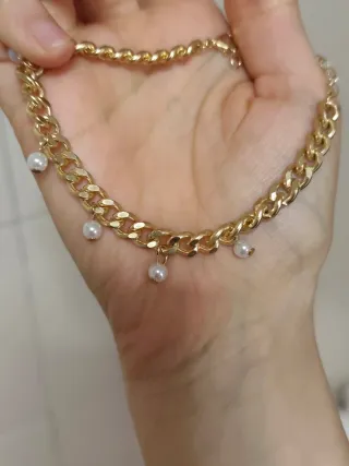 Conjunto 3 pulseras doradas