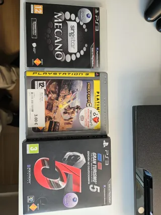 Consola PS3 Slim 250GB, 2 Mandos, Juegos, SingStar