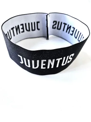 Fascia Juventus originale, nera con scritta bianca