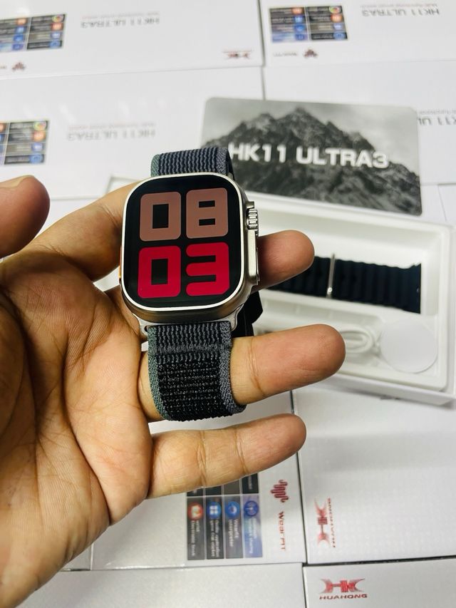 Reloj Inteligente Hk 11 ultra 3 Negro/Plata Nuevo