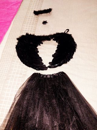 Disfraz Ángel Caído Mujer Negro