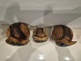 Set 3 Gufi Decorativi