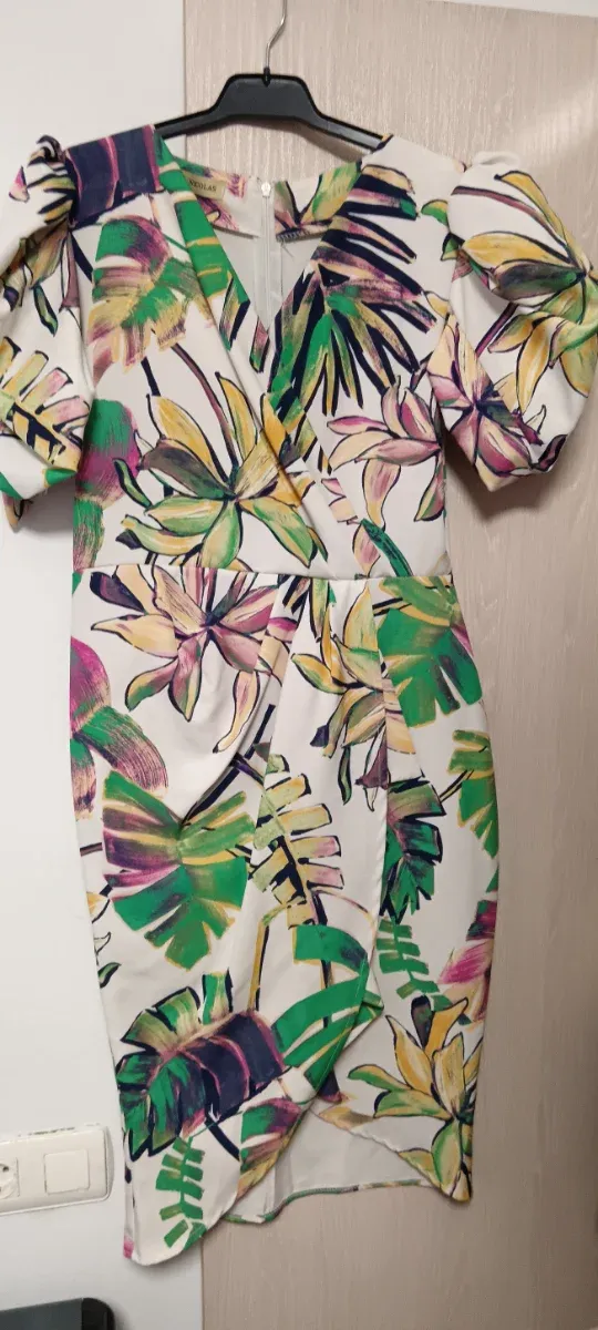 Vestido ALICIA NICOLAS estampado floral ceremonia