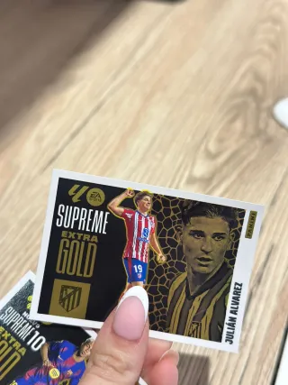 Cromo liga 25/26 Extra Gold Panini