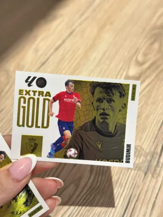 Cromo liga 25/26 Extra Gold Panini