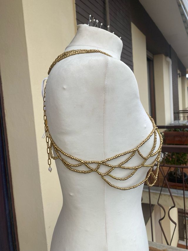 Pettorina gioiello Leona oro