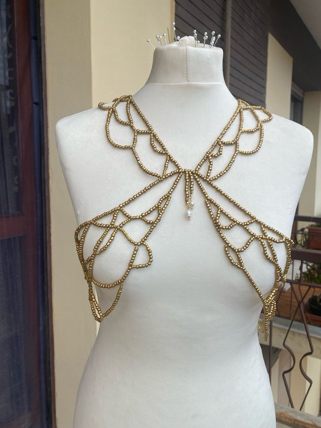 Pettorina gioiello Leona oro