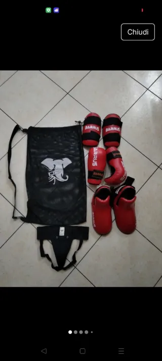 Set protezioni junior Barrus