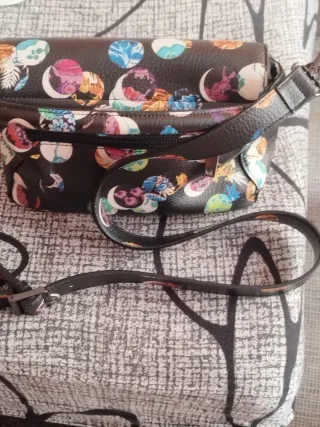 Bolso Bimba y Lola estampado círculos