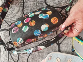 Bolso Bimba y Lola estampado círculos