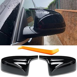 385 - Calotte specchietti sportive nere