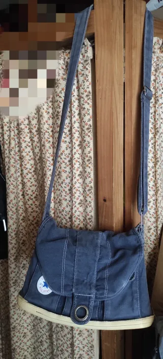 Bolso Converse negro (gris)