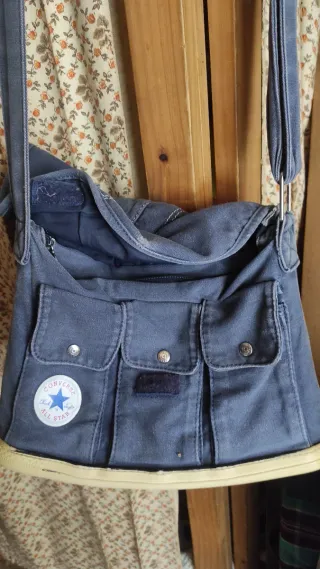 Bolso Converse negro (gris)