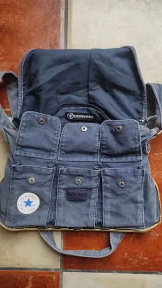 Bolso Converse negro (gris)