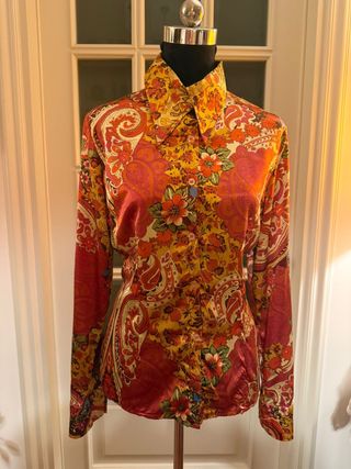 Camicetta vintage fantasia floreale