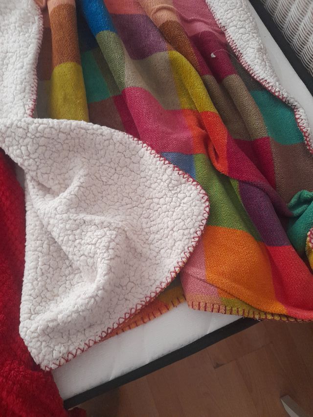 Mantas de sofá de microbiana térmica