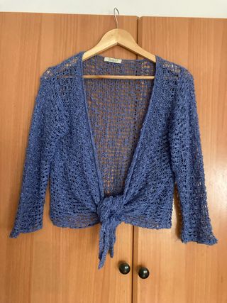 Rebeca calada azul Ikat Talla S/M