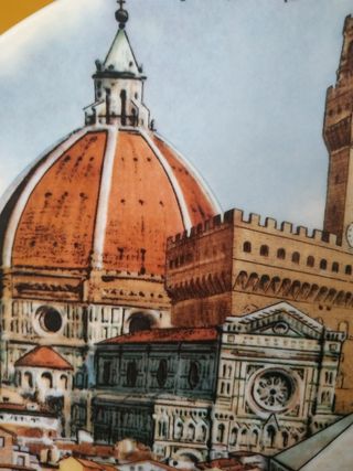 Firenze piatto grande decorativo