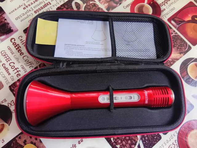 Micrófono Karaoke Fonestar Rojo