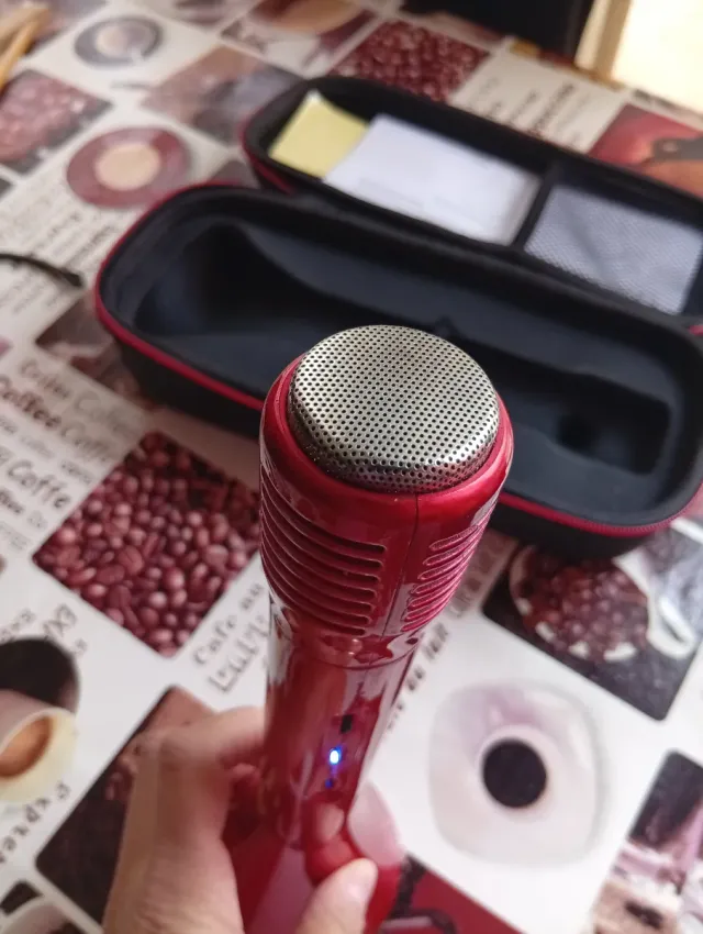 Micrófono Karaoke Fonestar Rojo