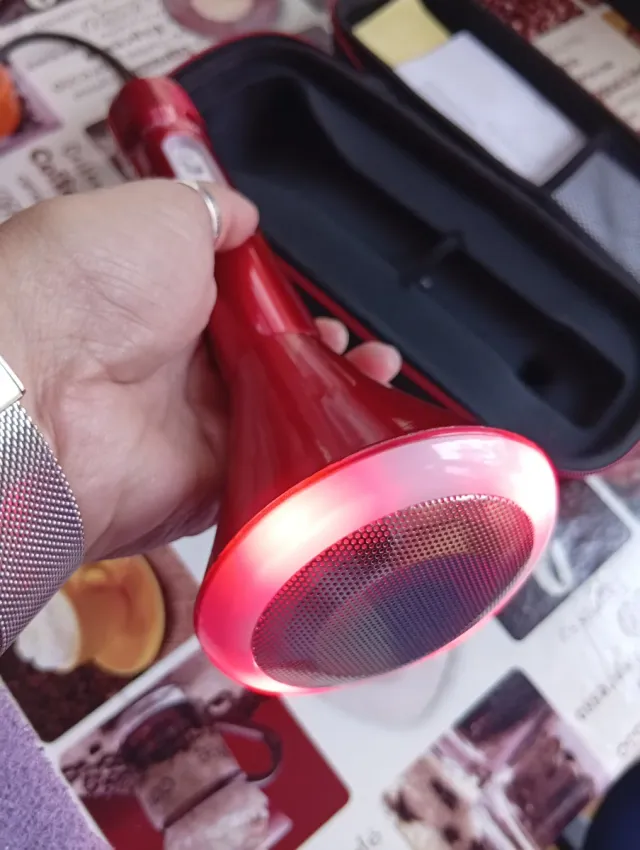 Micrófono Karaoke Fonestar Rojo