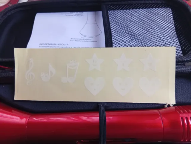 Micrófono Karaoke Fonestar Rojo