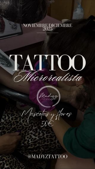 TATTOO MICROREALISMO SOLO 50€ -PLAZAS LIMITADAS