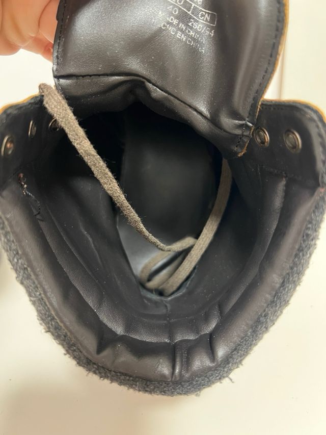 Stivali in pelle marroni