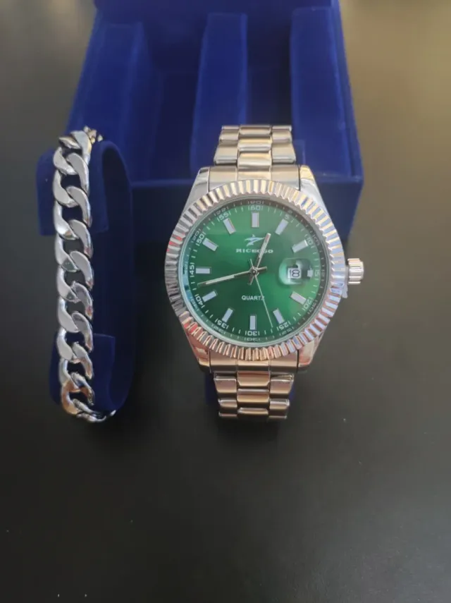 Orologio e bracciale al quarzo