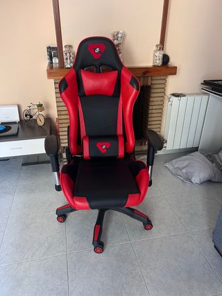 Silla Gaming Roja y Negra