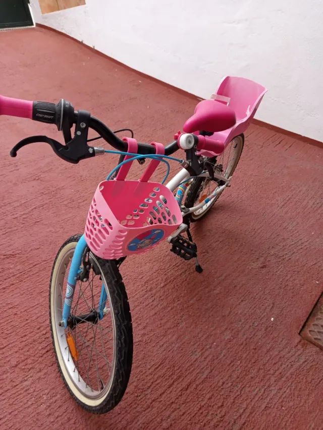 Bicicleta infantil rosa