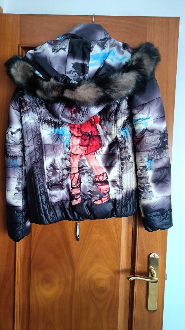 Plumón Mujer LTB Estampado Moderno  Talla S