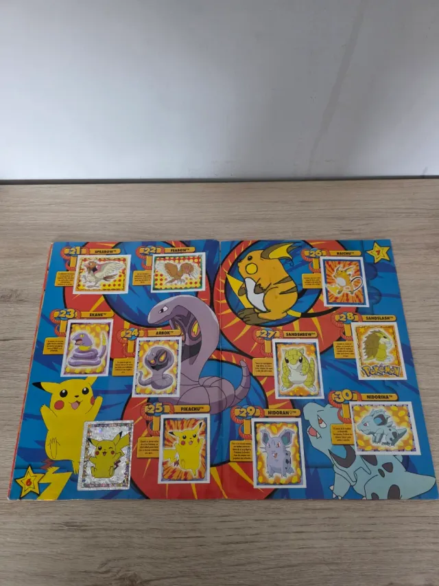 Álbum Cromos Pokémon 1ª Generación