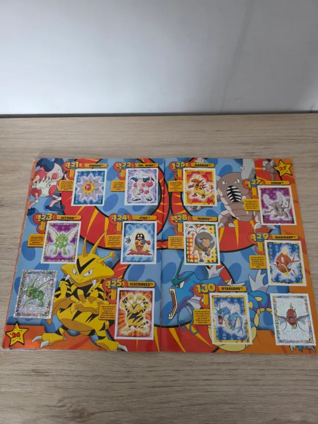 Álbum Cromos Pokémon 1ª Generación