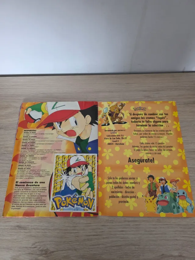 Álbum Cromos Pokémon 1ª Generación