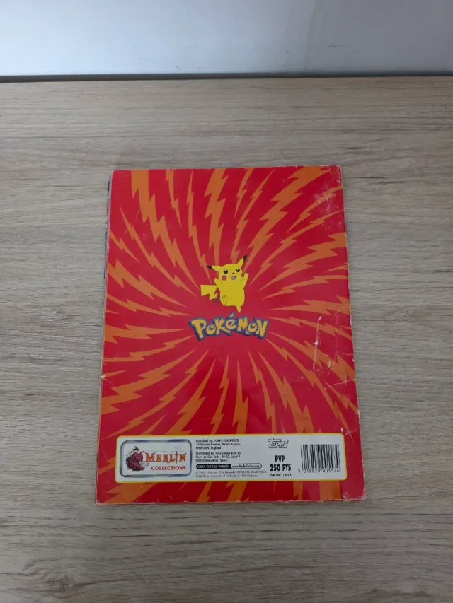 Álbum Cromos Pokémon 1ª Generación