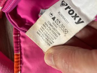 Bandolera Roxy poliéster rosa/naranja